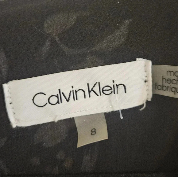 Calvin Klein Mixed Print Dress - Picture 5 of 8